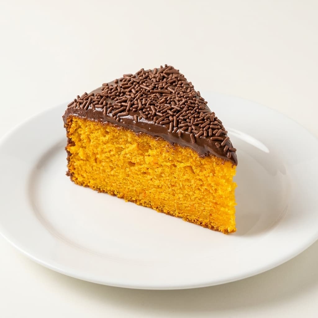 Fatia de Bolo de Cenoura com Chocolate e Granulado 100g alternate image