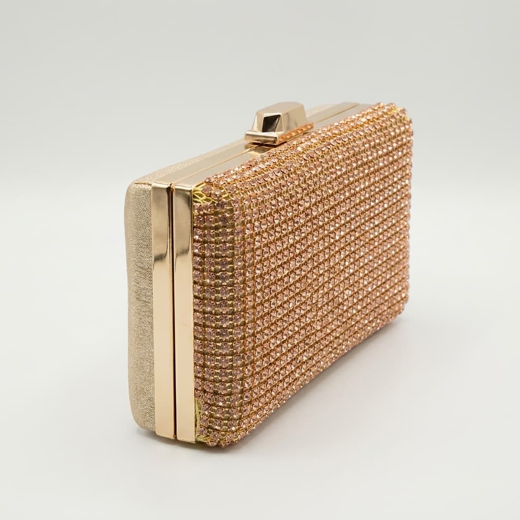 Bolsa Clutch de Festa Feminina com Strass e Brilho image