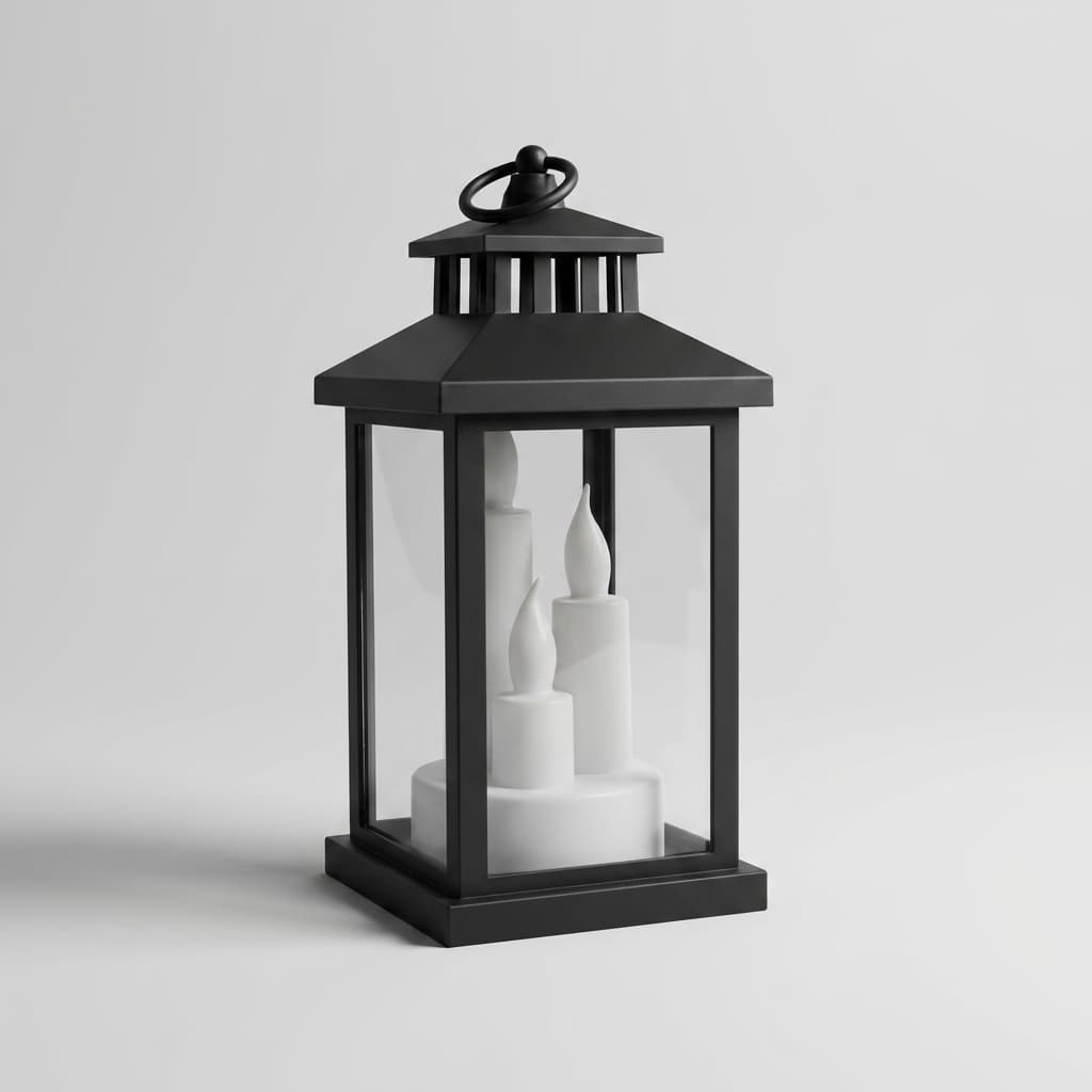 Luminária Lampião Decorativo LED Tokyo Design Retro image