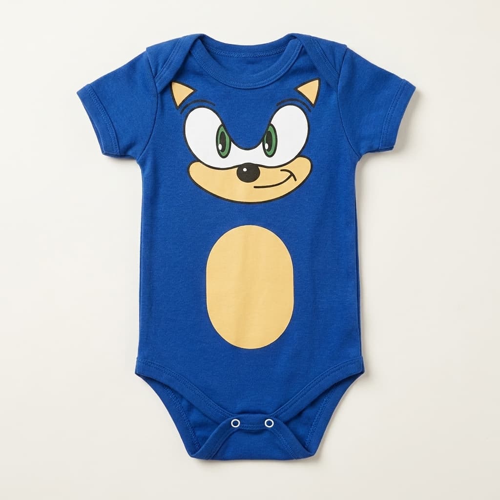 Body Bebê Sonic Azul Paulinha alternate image
